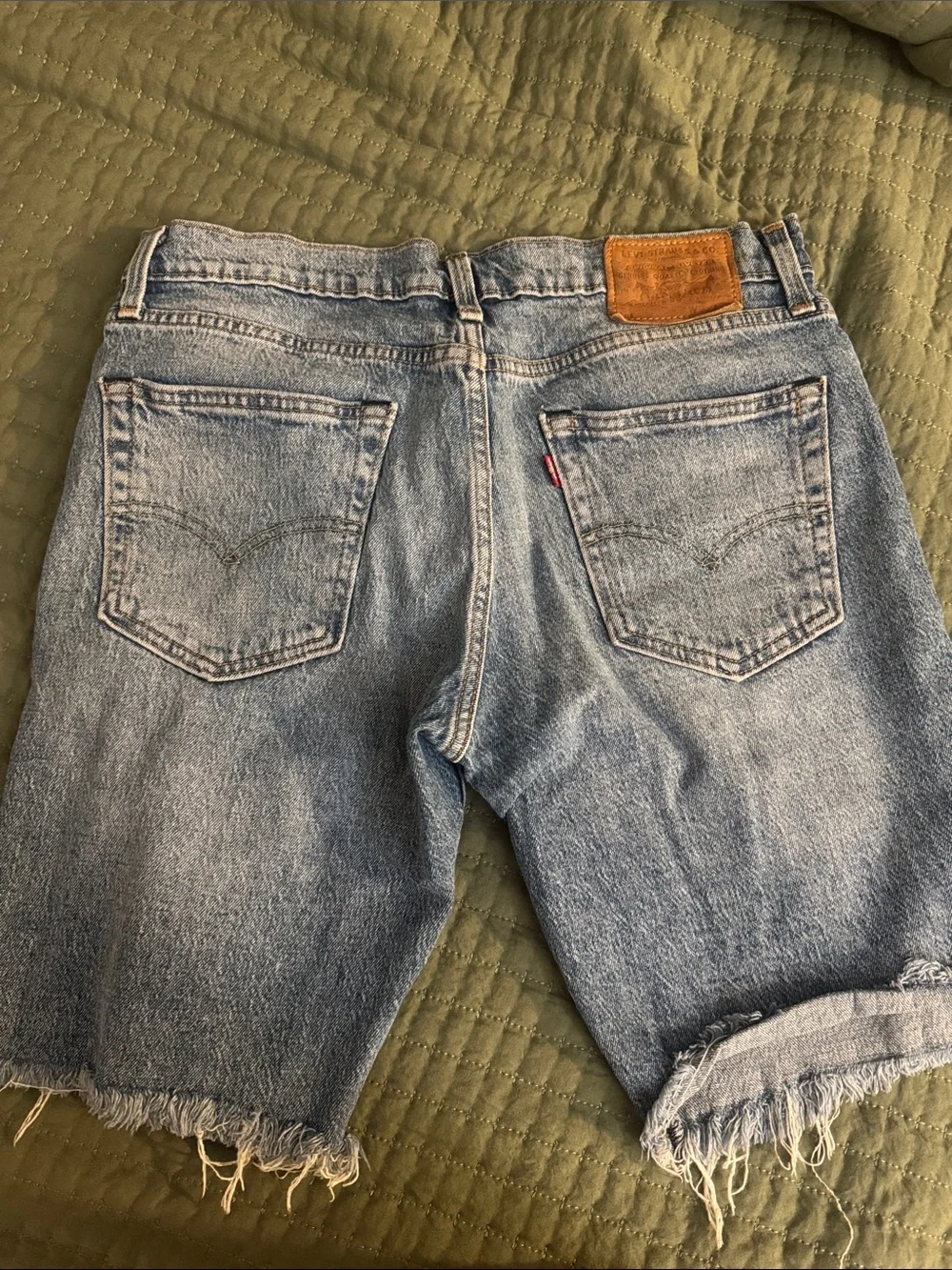 Levi's Men's Light Blue Denim Shorts